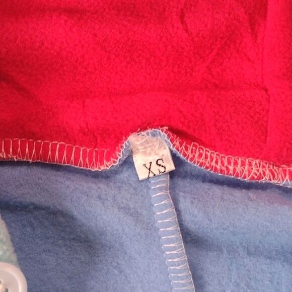 Lilo & Stitch Fleece Character Button Front One Piece Costume Pajamas Size XS - Picture 6 of 11